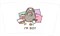 Термокружка стальная "Pusheen" I'm Busy 16073