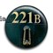 Значок "221B" (Шерлок) SH179BA0 - фото 6084