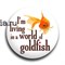 Значок "World of goldfish" (Шерлок) SH186BA0 - фото 6091
